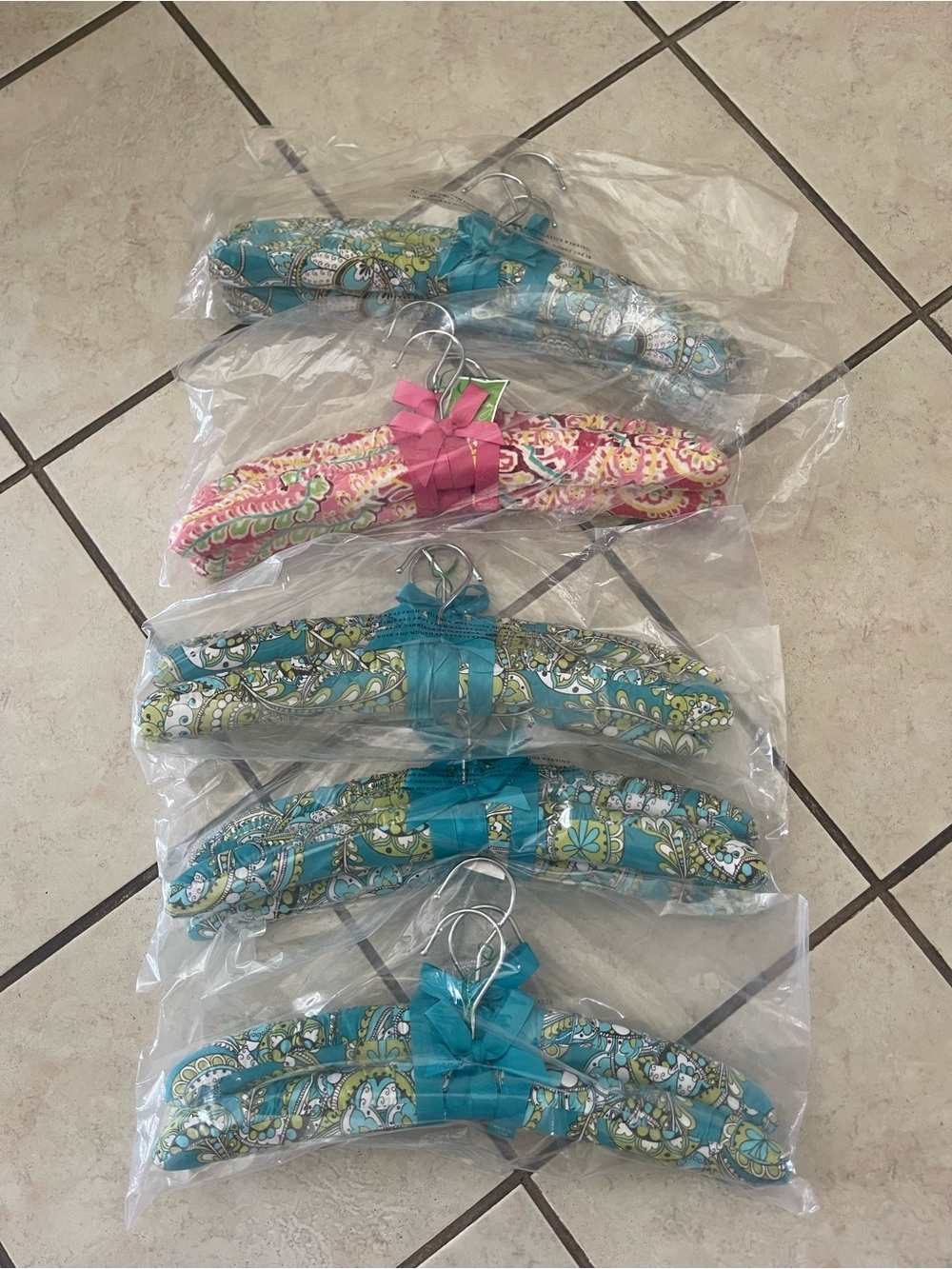 15 Vera Bradley Padded Hangers NWT